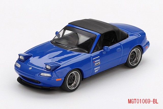 新品 MGT01069-BL TSM MINI-GT 1/64 マツダ ミアータ MX-5 (NA