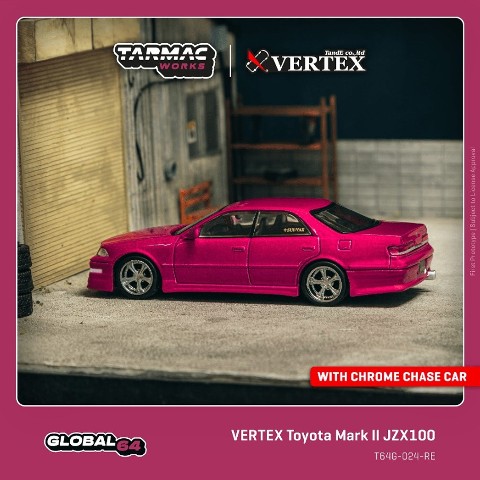 予約 T64G-024-RE Tarmac Works 1/64 トヨタ VERTEX Toyota Mark