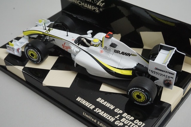 1/43 ミニチャンプス 400090422 ブラウンGP BGP 001 スペインGP 優勝