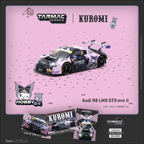 予約 T64-043-24MGP10 Tarmac Works 1/64 アウディ R8 LMS GT3 evo II