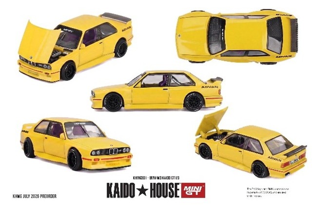 ͽ�� KHMG301 TSM MINI-GT x KAIDO HOUSE 1/64 BMW M3 KAIDO GT V3(���ϥ�ɥ�) 