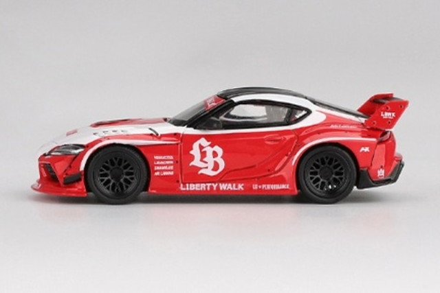 新品 MGT01103-L TSM MINI-GT 1/64 LB☆WORKS GR スープラ レッド