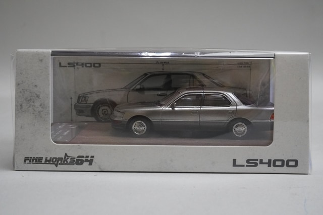 新品 Fine Works64 1/64 レクサス Lexus LS400 XF10 (UCF10