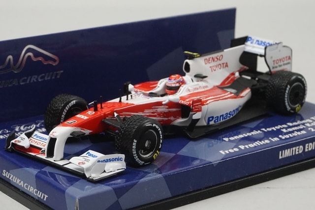 1/43 ミニチャンプス 413090110 Panasonic Toyota Racing TF109 Free