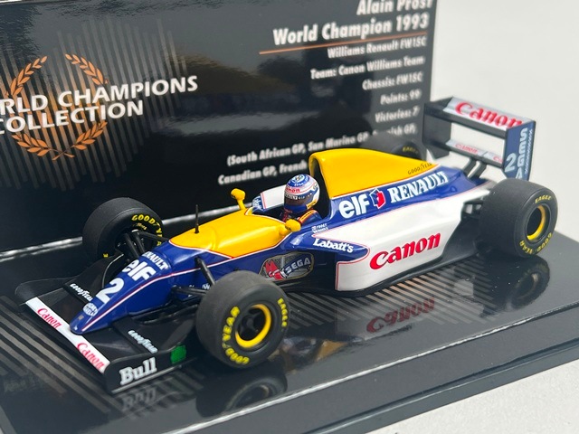 1/43 ミニチャンプス 436930002 ウィリアムズ ルノー FW15C ワールド