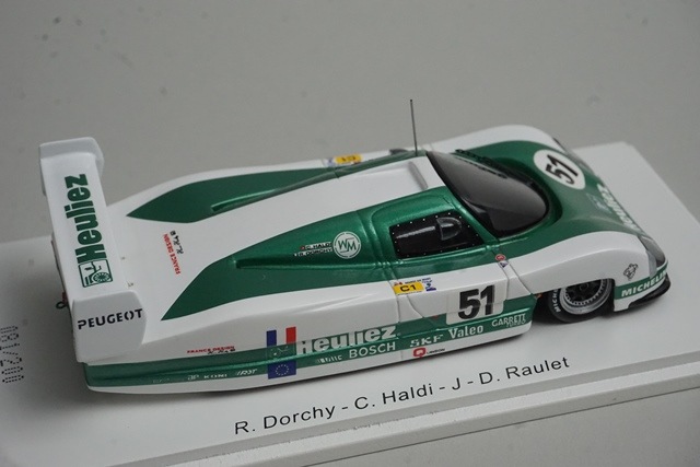 1/43 スパーク ROMU011 ロム特注 WM P88 プジョー ルマン 1988 405km/h