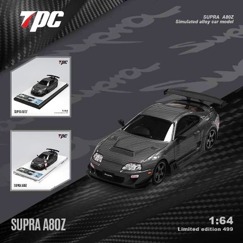 新品 TPC 1/64 トヨタ スープラ Toyota Supra A80Z フルカーボン