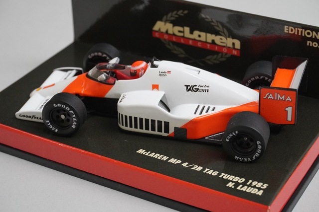 1/43 �ߥ˥����ץ� 530854301 �ޥ��顼��� MP4/2B TAG ������ 1985 N.�饦�� #1
