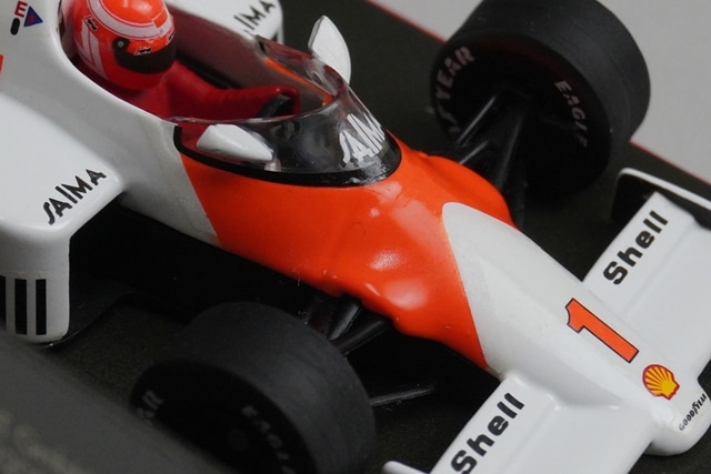 1/43 �ߥ˥����ץ� 530854301 �ޥ��顼��� MP4/2B TAG ������ 1985 N.�饦�� #1