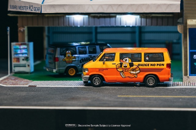 新品 T64G-TL032-ONP Tarmac Works 1/64 ダッジ Dodge Van OHIGE no