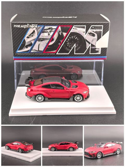 予約 Fine Works64 1/64 BMW G82 M4 ADRO BODY KIT Wide-Body Modified
