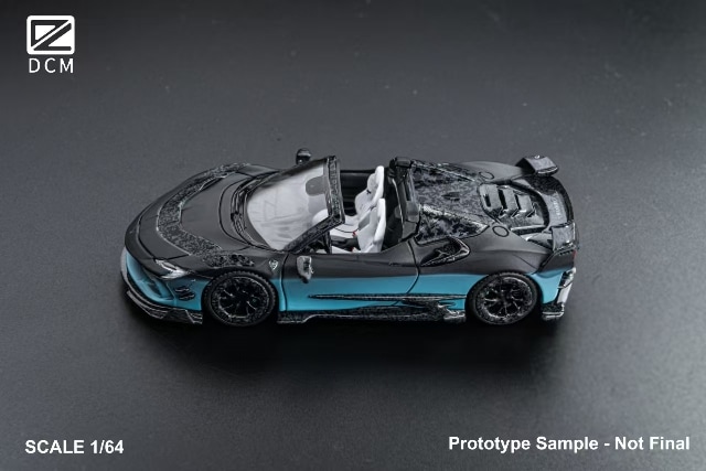 予約 DCM 1/64 マンソリー Mansory SF90 F9XX Black Blue Gradient