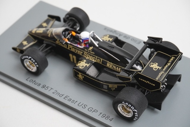 ロータス ロータスフォーミュラ ミニカーコレクション LOTUS lotus 1/43 スパーク S7290 ロータス 95T 東アメリカGP 2nd 1984 #11 JPS仕様