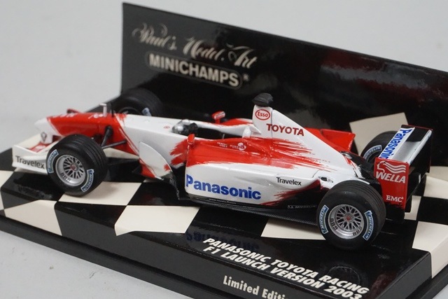 1/43 ミニチャンプス 400030172 パナソニック トヨタ レーシング