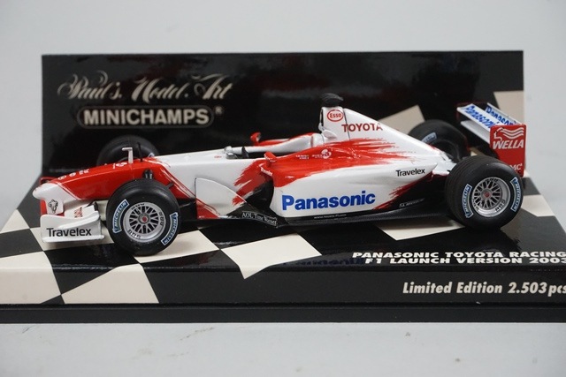 ミニチャンプス F1カー ミニカーコレクション 1/43スケール 1/43 ミニチャンプス 400030172 パナソニック トヨタ レーシング