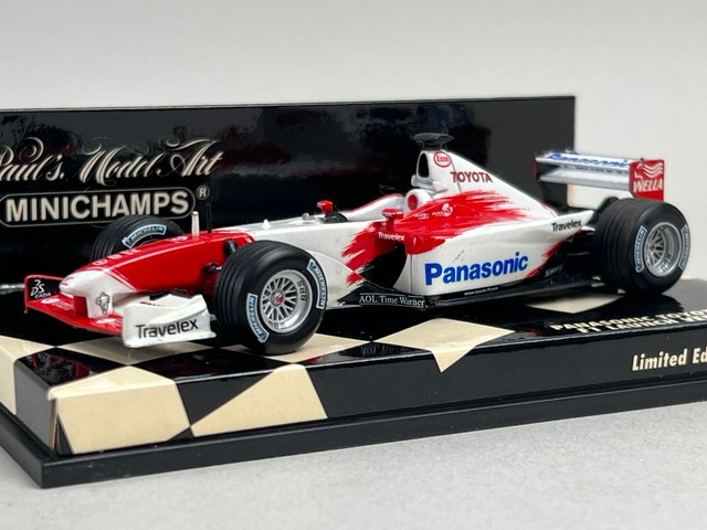 1/43 ミニチャンプス 400030172 パナソニック トヨタ レーシング F1