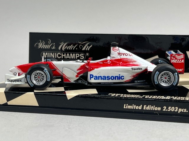 1/43 ミニチャンプス 400030172 パナソニック トヨタ レーシング F1