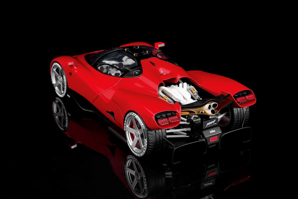 予約 M87003 モーターヘリックス 1/18 Nilu GILLES RED, Boost Gear