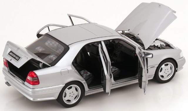 予約 183380 ノレブ 1/18 メルセデス C36 AMG W202 1993 シルバー
