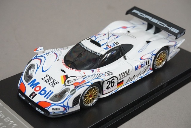 京商ミニッツ Porsche 911 GT1 LM（Mobil 1カラー） KYOSHO MINI-Z オートスケールコレクション ポルシェ 911 GT1