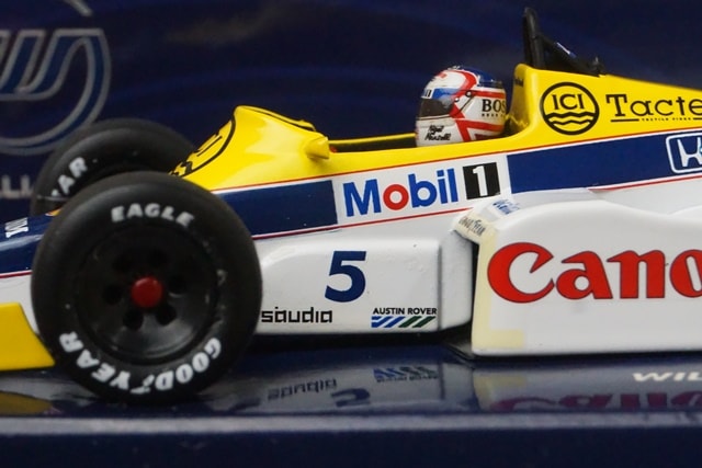 1/43 �ߥ˥����ץ� 400850005 �����ꥢ�ॺ �ۥ�� FW10 �衼���å�GP �֥�󥺥ϥå� ͥ�� 1985 #5 N.�ޥ󥻥�