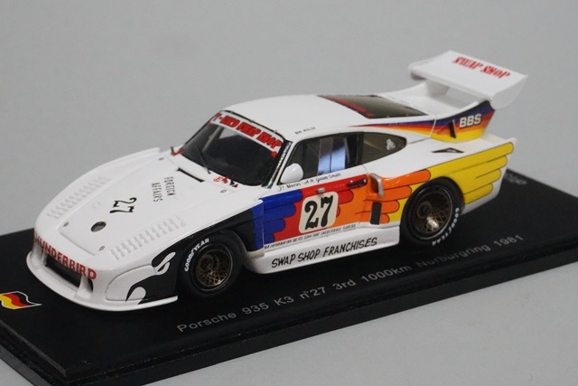 1/43 スパーク SG113 ポルシェ 935 K3 1000km ニュルブルクリンク 3位