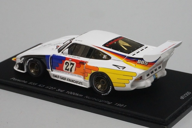 1/43 スパーク SG113 ポルシェ 935 K3 1000km ニュルブルクリンク 3位