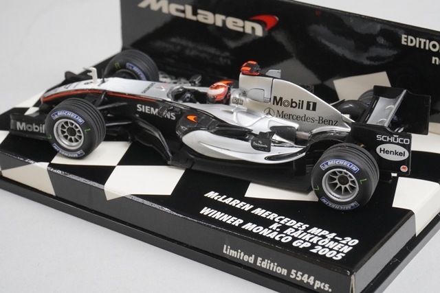 1/43 ミニチャンプス 530054319 マクラーレン メルセデス MP4/20