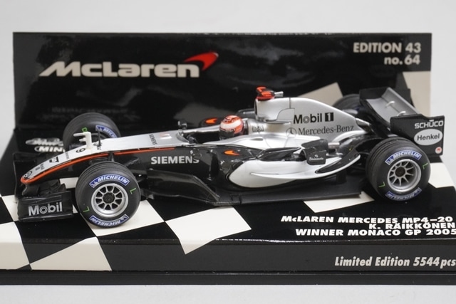 1/43 ミニチャンプス 530054319 マクラーレン メルセデス MP4/20
