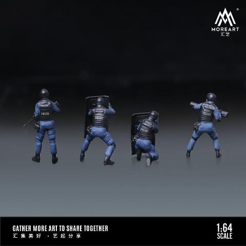 予約 MO223023 MoreArt 1/64 武装警察 特殊警察シリーズ SAT