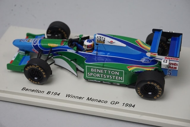 1/43 スパーク S4481 ベネトン B194 モナコGP 優勝 1994 #5 M