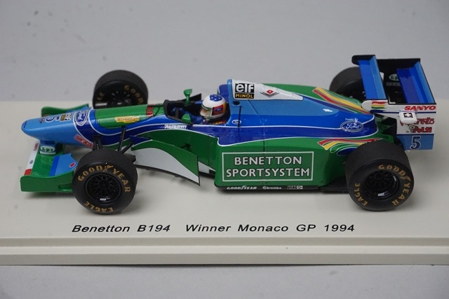 1/43 スパーク S4481 ベネトン B194 モナコGP 優勝 1994 #5 M