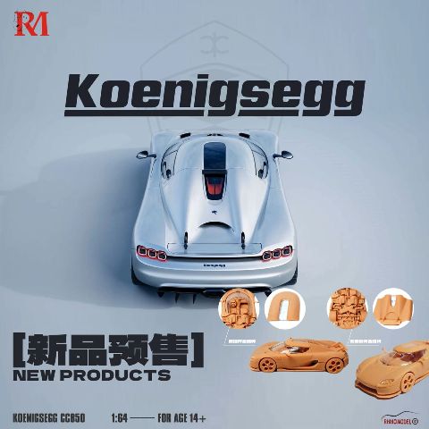 GRYNING 1:64 Blue Koenigsegg ONE:1 Resin Car Model | eBay