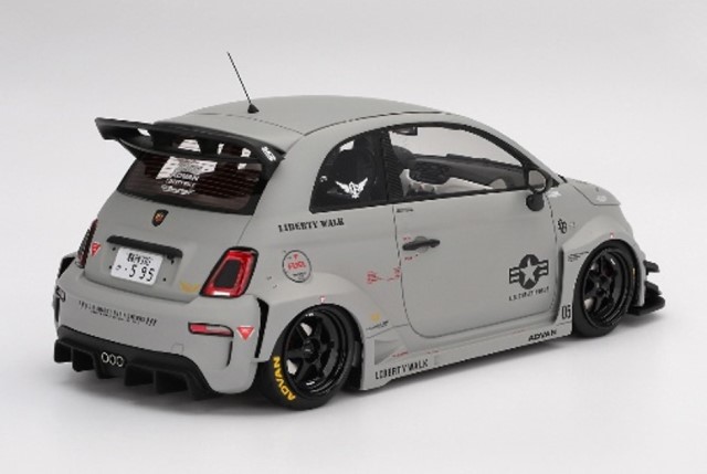 予約 TS0622 TopSpeed 1/18 アバルト 595 LB-WORKS x Abas Works