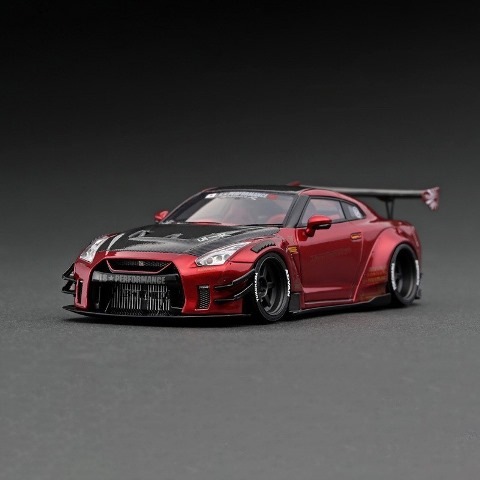 イグニッションモデル LBWK R35 GTR 118 赤 シルエットワークス 1/18