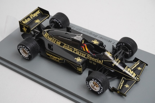 1/43 スパーク S7154 ロータス 97T ベルギーGP 優勝 1985 #12 JPS仕様