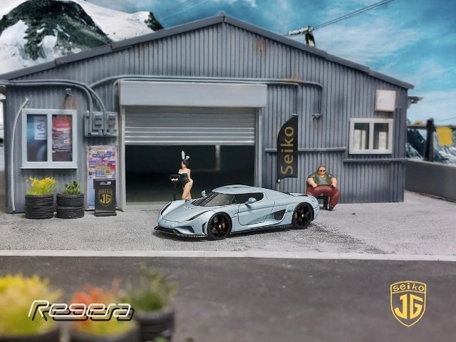 予約 Seiko JG 1/64 ケーニグセグ レゲーラ Koenigsegg Regera Glacier
