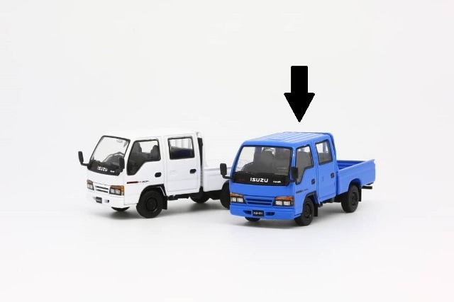 予約 T66639 Model One 1/64 いすゞ エルフ(NHR) ダブルキャブ小型