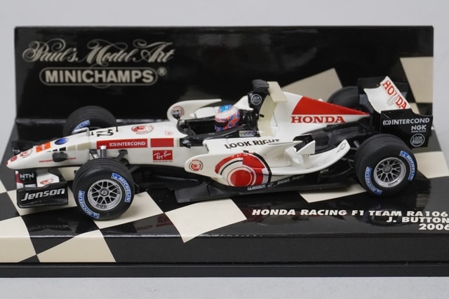 絶版限定1/43 2006年ホンダ・レーシングF1レーシング　J.バトン 絶版限定1/43 2006年ホンダ・レーシングF1レーシング J.バトン