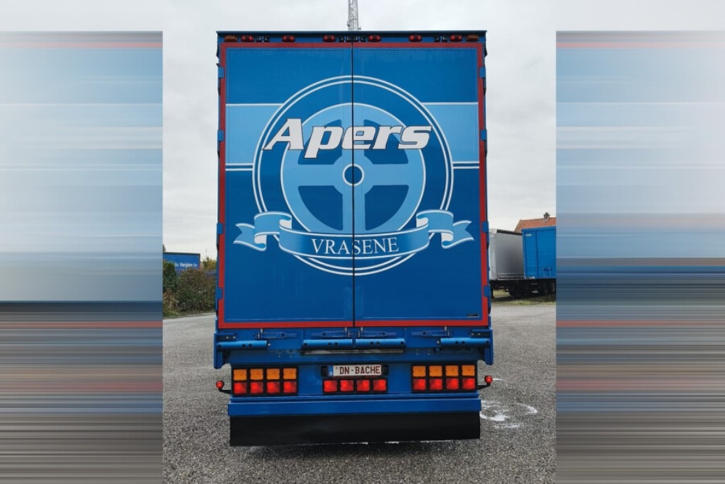 予約 01-5401 WSI 1/50 Transport Apers カーテンサイドトレーラー（3