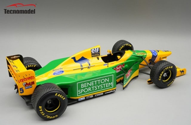 特価 タミヤ コレクターズクラブ 1/20 ベネトン B193B Mシューマッハ 予約 TM18-377D テクノモデル 1/18 ベネトン B193B イギリス British