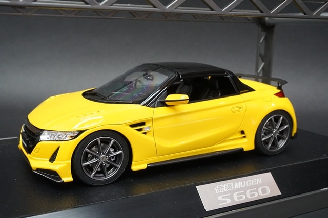 ホンダ S660 α カーニバルイエローⅡ  1/18 ホビージャパン Amazon | ホビージャパン 1/18 ホンダ S660 α カーニバル