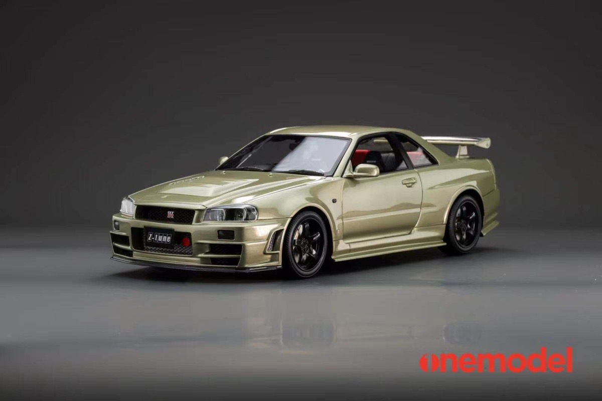 ���� 22A01-13 onemodel 1/18 Nismo R34 GT-R Z-tune Millennium Jade WEB����