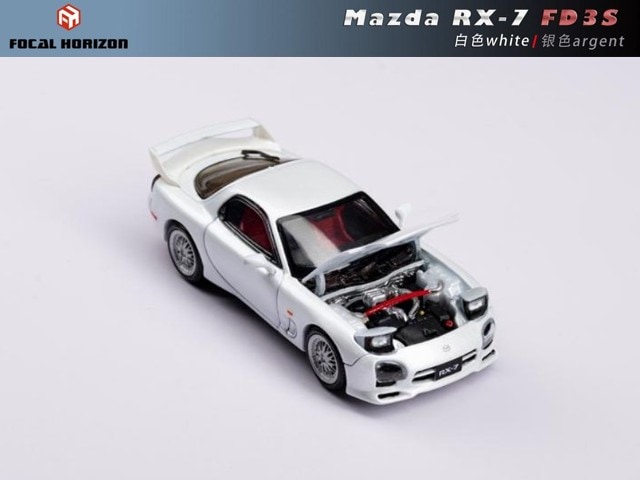 予約 Focal Horizon FH 1/64 マツダ RX-7 FD3S A Spec White, Boost