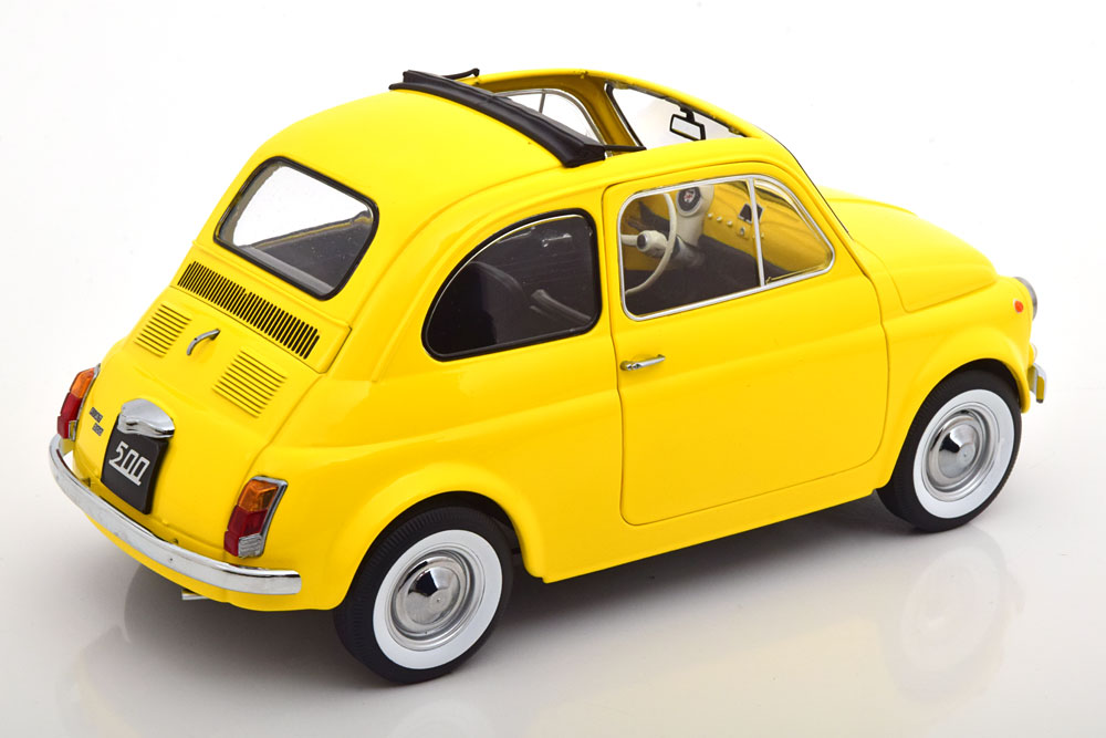 新品 KKDC120034 KK scale 1/12 フィアット 500F 1968 yellow