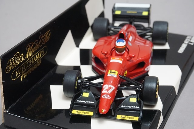 1/43 ミニチャンプス 430940027 フェラーリ 412 T1 J.アレジ #27