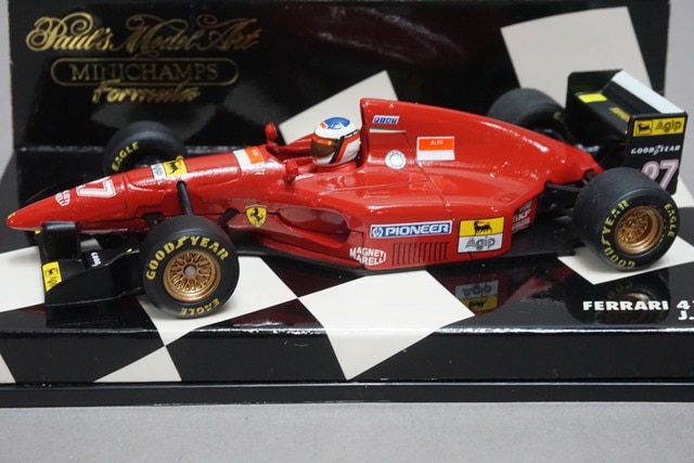 1/43 ミニチャンプス 430940027 フェラーリ 412 T1 J.アレジ #27