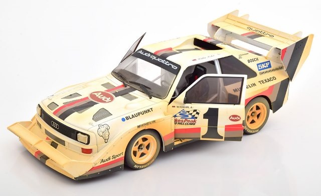 新品 CMR190 CMR 1/18 アウディ Sport Quattro S1, Winner Pikes Peak