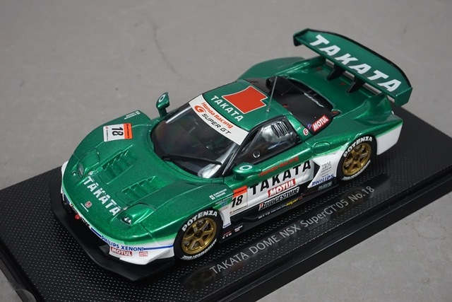 1/43 エブロ 43690 ホンダ タカタ 童夢 NSX スーパーGT 2005 #18