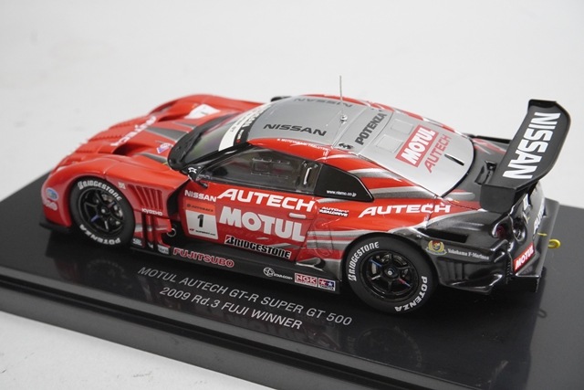 1/43 ���֥� 44232 ���� ����塼�� �����ƥå� GT-R �����ѡ�GT500 Rd.3 �ٻ� ͥ�� 2009 #1